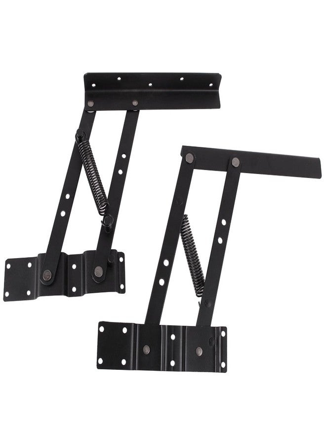 Boshen Lift up Top Modern Coffee Table Desk Mechanism Hardware Fitting Convertible Furniture Hinge Spring Stand Rack Bracket 240mm/9.45 Inch (Spring-actuated) - Image 1